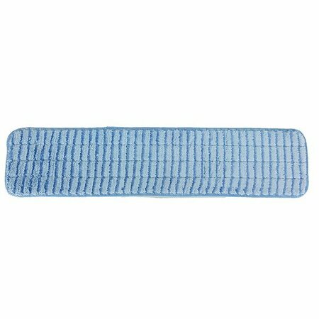 MONARCH BRANDS Scrubbing Wet Flat Mop Pads - 24in , Blue, 12PK PNP-M800024B